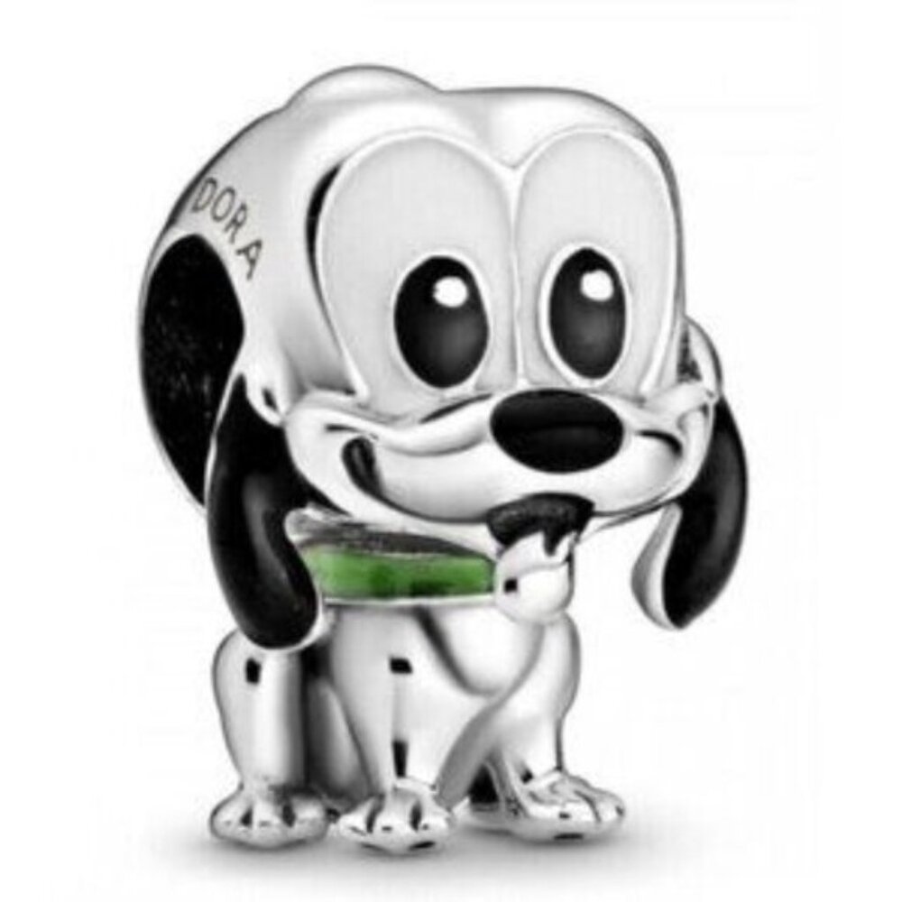 Disney Pluto Charm, Charms for Pandora Bracelet S925 ALE Sterling Silver Charm